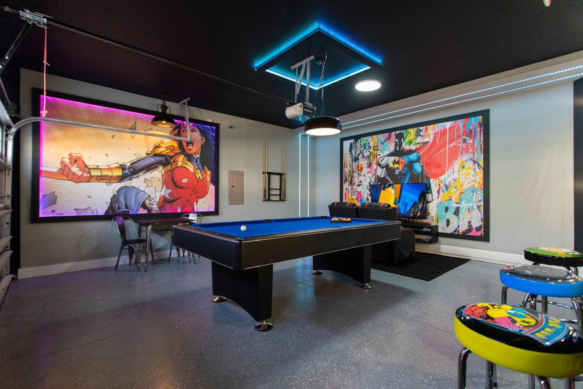 Beautiful Themed Single Home With Private Pool And Game Room Ec0405 奥兰多 外观 照片