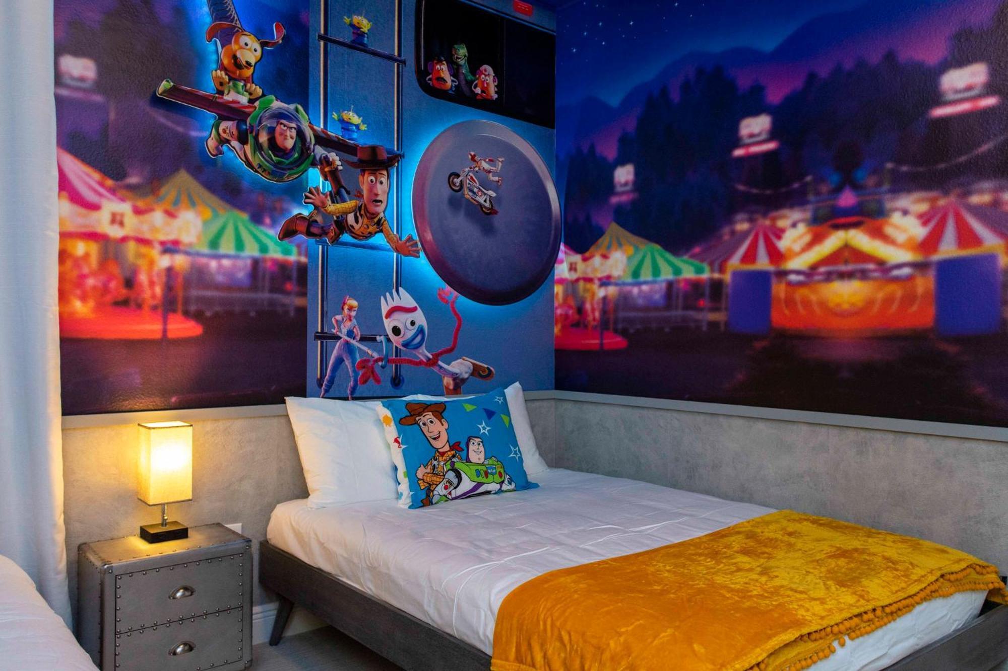 Beautiful Themed Single Home With Private Pool And Game Room Ec0405 奥兰多 外观 照片
